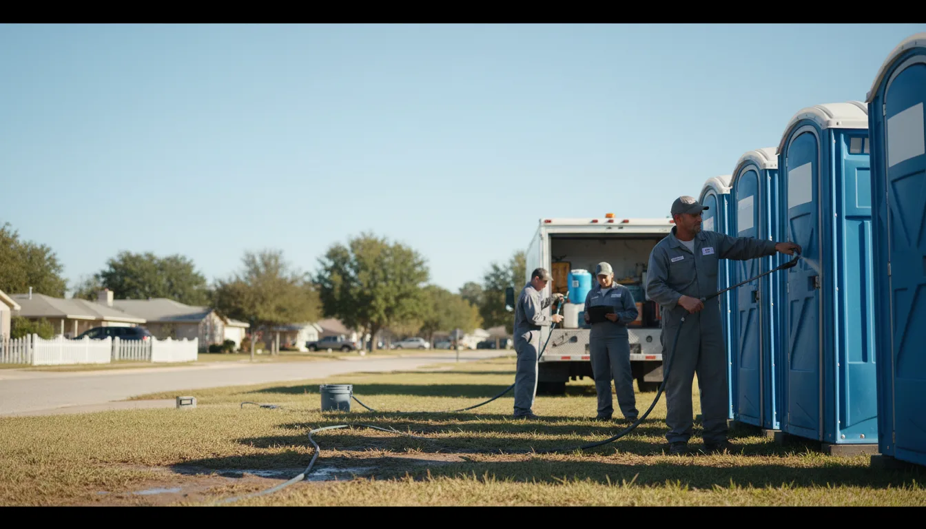 Long-Term Portable Toilet Rental in Fieldton, TX near me